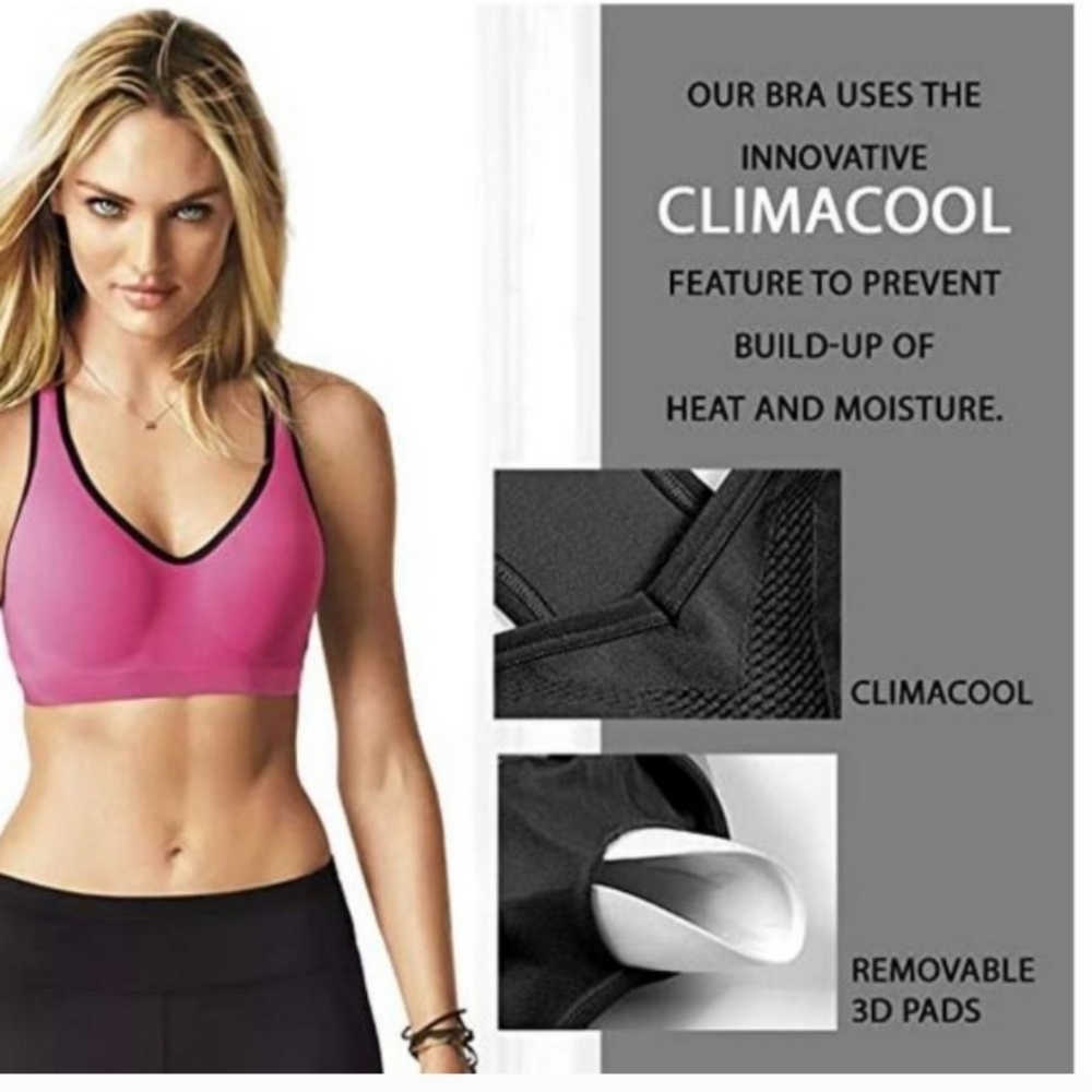 Athletic Racerback Sports Bra Padded - Picture 4 of 5